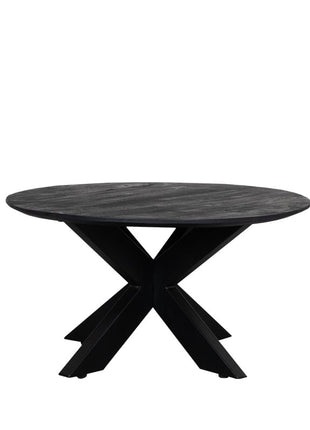 LABEL51 Salontafel Otis - Zwart - Mangohout - 80 cm
