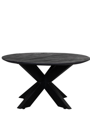LABEL51 Salontafel Otis - Zwart - Mangohout - 80 cm