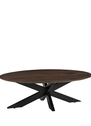 LABEL51 Salontafel James - Espresso - Mangohout - 130 cm