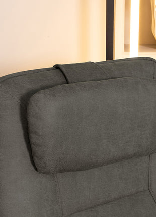 LABEL51 Sierkussen Hoofdkussen - Antraciet - Micro Suede - One Size