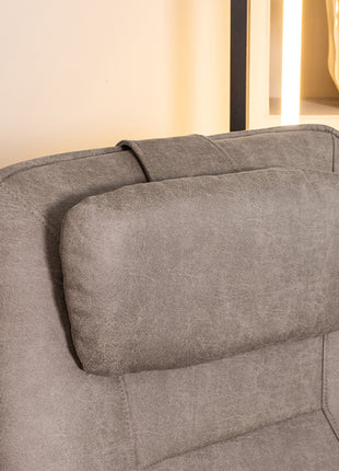 LABEL51 Sierkussen Hoofdkussen - Taupe - Micro Suede - One Size