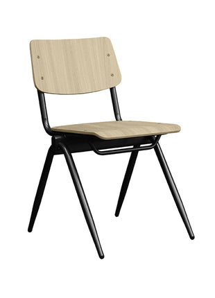 LABEL51 Eetkamerstoel Solid - Naturel - Hout