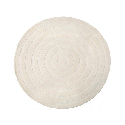 LABEL51 Vloerkleden Agra - Ivoor - Polyester - 200x200 cm - Rond
