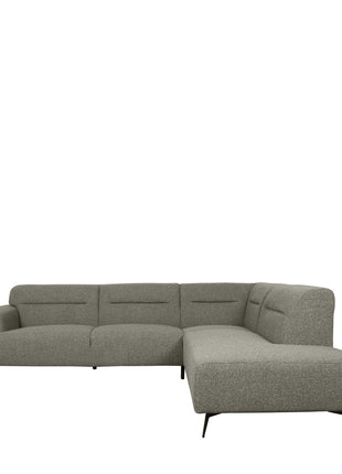 LABEL51 Hoekbank Bolzano - Mushroom - Royal Boucle - Rechts Voorstaand
