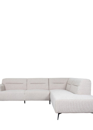 LABEL51 Hoekbank Bolzano - Naturel - Royal Boucle - Rechts Voorstaand