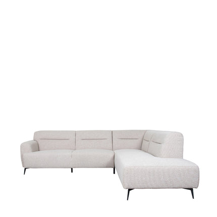 LABEL51 Hoekbank Bolzano - Naturel - Royal Boucle - Rechts Voorstaand