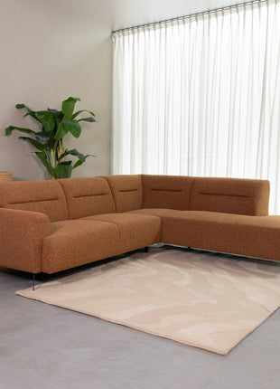 LABEL51 Hoekbank Bolzano - Coral - Royal Boucle - Rechts Voorstaand