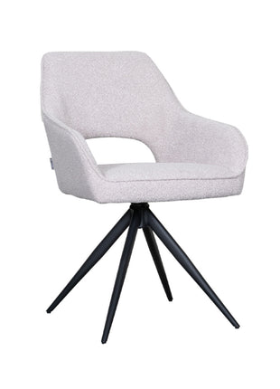 LABEL51 Eetkamerstoel Finley - Naturel - Boucle