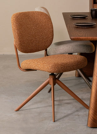 LABEL51 Eetkamerstoel Geneva - Coral - Boucle - Coral Metalen Frame