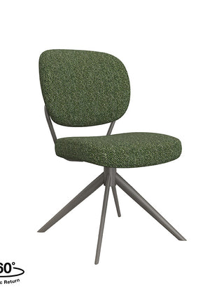 LABEL51 Eetkamerstoel Geneva - Forest - Royal Boucle - Forest Metalen Frame