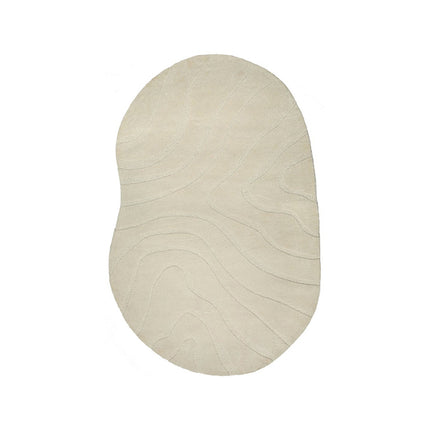 LABEL51 Vloerkleden Goa - Zand - Polyester - 160x230 cm - Organisch