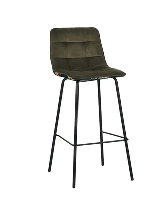 LABEL51 Barkruk Bistro - Hunter - Fluweel