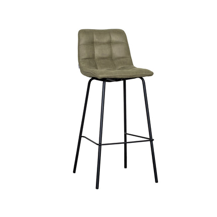 LABEL51 Barkruk Bistro - Moss - Fluweel