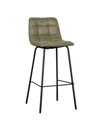 LABEL51 Barkruk Bistro - Moss - Fluweel