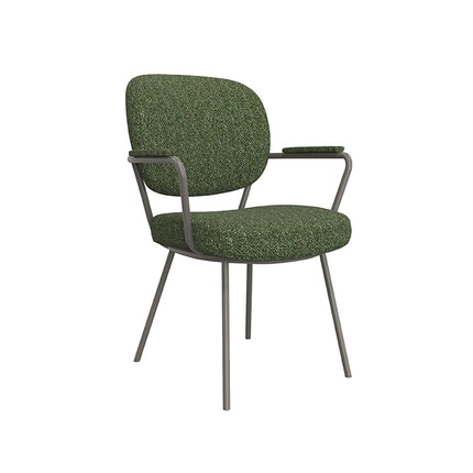 LABEL51 Eetkamerstoel Lausanne - Forest - Royal Boucle - Forest Metalen Frame