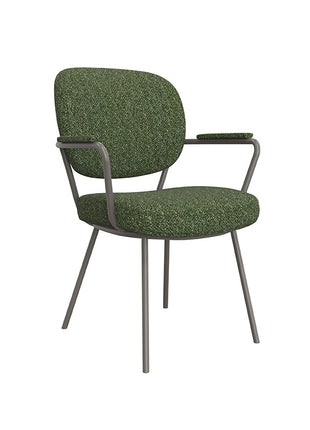 LABEL51 Eetkamerstoel Lausanne - Forest - Royal Boucle - Forest Metalen Frame