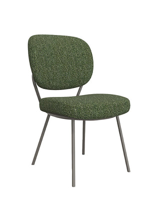 LABEL51 Eetkamerstoel Singapore - Forest - Royal Boucle - Forest Metalen Frame