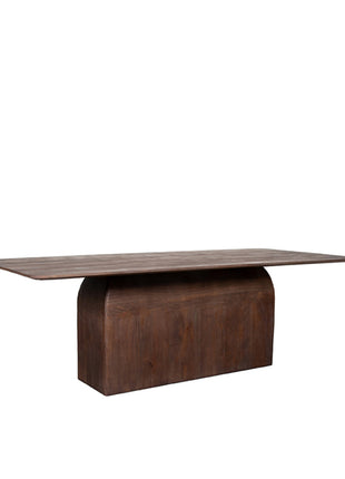 LABEL51 Eetkamertafel Owen - Espresso - Mangohout - 220 cm