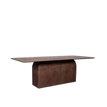 LABEL51 Eetkamertafel Owen - Espresso - Mangohout - 220 cm