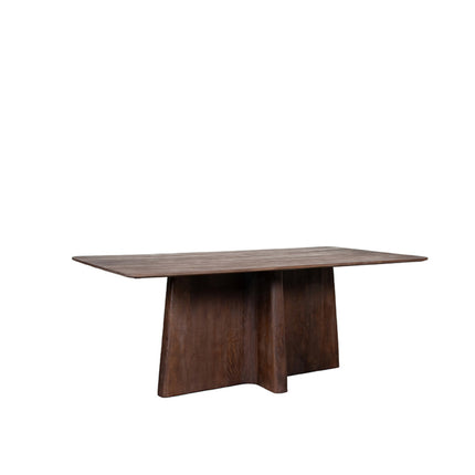 LABEL51 Eetkamertafel Scott - Espresso - Mangohout - 200 cm