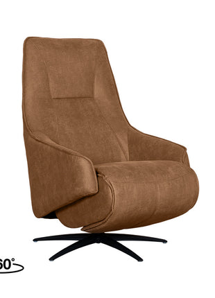 LABEL51 Fauteuil Odense - Cognac - Micro Suede