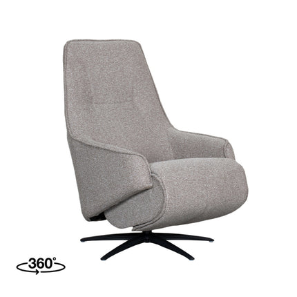 LABEL51 Fauteuil Odense - Mushroom - Boucle - 2-Motorig