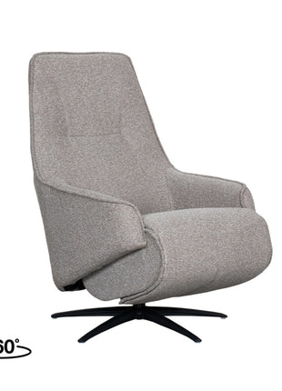 LABEL51 Fauteuil Odense - Mushroom - Boucle - 2-Motorig