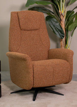 LABEL51 Fauteuil Stockholm - Coral - Micro Suede