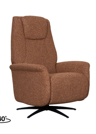 LABEL51 Fauteuil Stockholm - Coral - Micro Suede