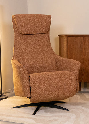 LABEL51 Fauteuil Lund - Coral - Boucle