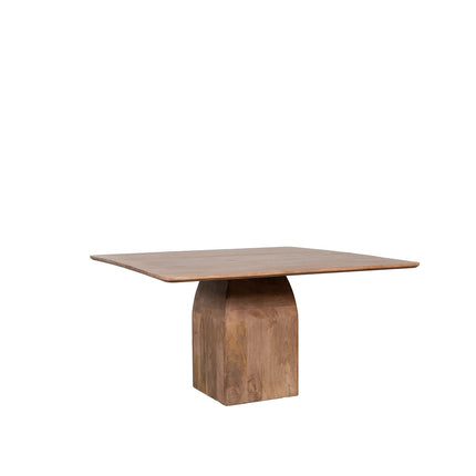 LABEL51 Eetkamertafel Ingo - Nature Smooth - Mangohout - 130 cm - Rond