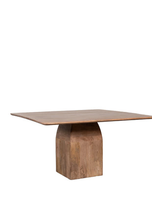 LABEL51 Eetkamertafel Ingo - Nature Smooth - Mangohout - 130 cm - Rond