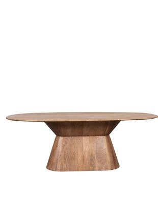 LABEL51 Eetkamertafel Jagger - Nature Smooth - Mangohout - 200 cm - Ovaal
