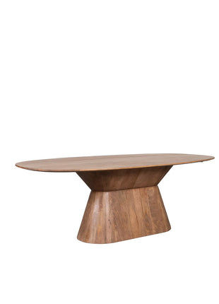 LABEL51 Eetkamertafel Jagger - Nature Smooth - Mangohout - 200 cm - Ovaal