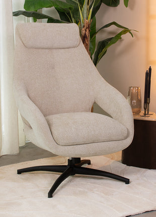 LABEL51 Fauteuil Maxwell - Naturel - Elite - One Size