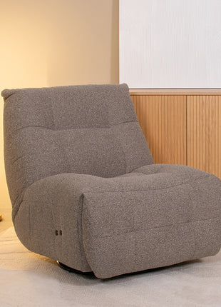 LABEL51 Fauteuil Relax and Recharge - Mushroom - Boucle - Met Accu
