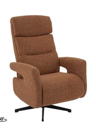LABEL51 Fauteuil Copenhagen - Coral - Royal Boucle - Manueel Verstelbaar