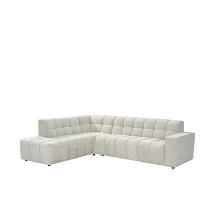 LABEL51 Hoekbank Valentino - Naturel - Elite - Links Voorstaand