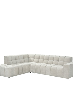 LABEL51 Hoekbank Valentino - Naturel - Elite - Links Voorstaand