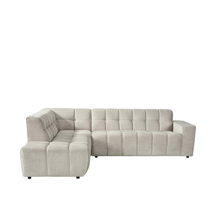 LABEL51 Hoekbank Valentino - Naturel - Cosmo - Links Voorstaand