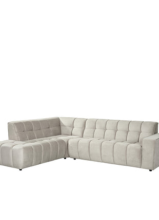 LABEL51 Hoekbank Valentino - Naturel - Cosmo - Links Voorstaand