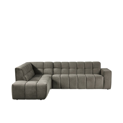 LABEL51 Hoekbank Valentino - Taupe - Cosmo - Links Voorstaand