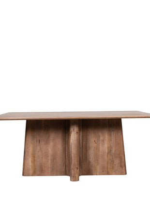 LABEL51 Eetkamertafel Scott - Nature Smooth - Mangohout - 220 cm