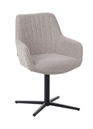 LABEL51 Eetkamerstoel Mira - Naturel - Royal Boucle - One size