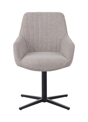 LABEL51 Eetkamerstoel Mira - Naturel - Royal Boucle - One size