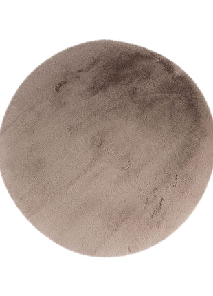 LABEL51 Vloerkleden Indy - Taupe - Polyester - 200x200 cm - Rond