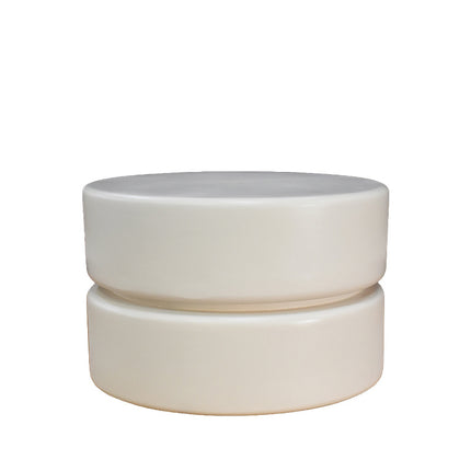 LABEL51 Salontafel Milly - Soft Sand - Mangohout - 50 cm - Rond
