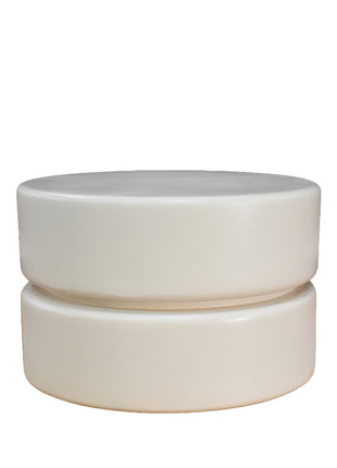 LABEL51 Salontafel Milly - Soft Sand - Mangohout - 50 cm - Rond
