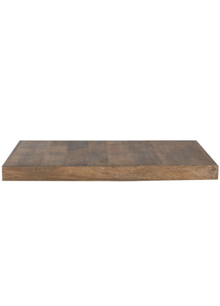 LABEL51 Eetkamertafel Tafelblad Straight Edge - Rough - Mangohout - 70 cm Straight