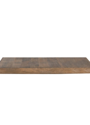 LABEL51 Eetkamertafel Tafelblad Straight Edge - Naturel - Mangohout - 120 cm Straight